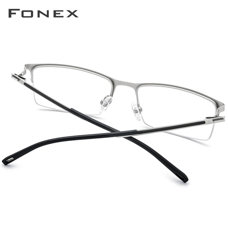 FONEX очки с оправой из сплава полуоправы полуквадратные от близорукости по