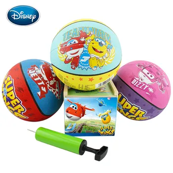 

Disney children's toys super flying man rubber ball 18cm with pump basketball basketball sports toys outdoor sports