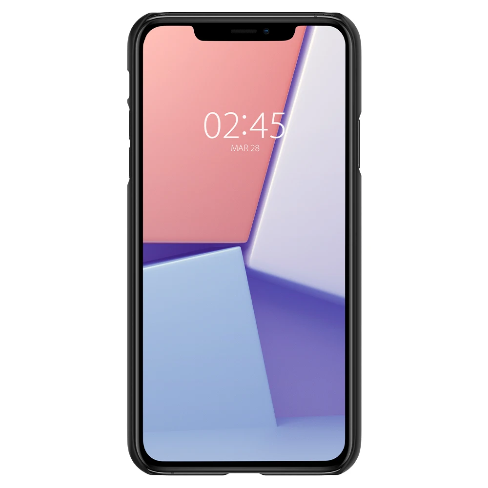 Spigen тонкий подходят серии матовый черный жесткая накладка на заднюю панель легкий тонкий чехол для iPhone 11 Pro Max/iPhone 11 Pro/iPhone 11