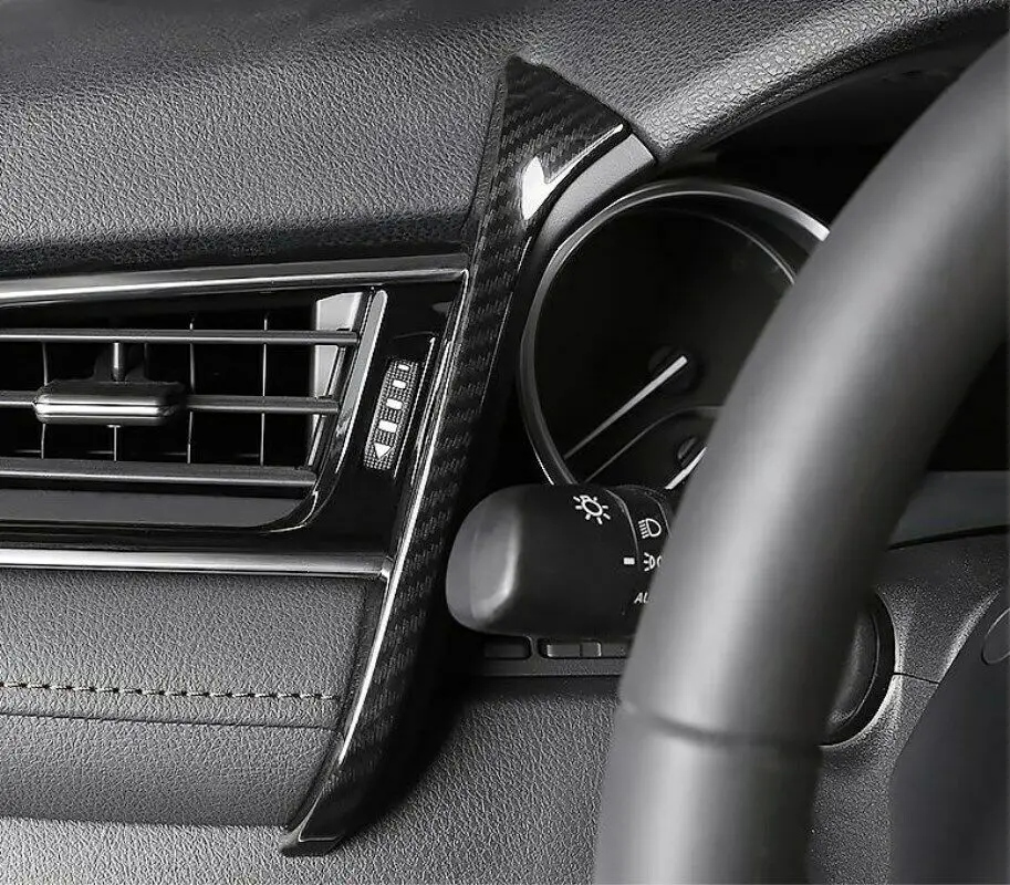 Подходит для Toyota Camry- углеродное волокно центральной консоли полоса декоративная отделка