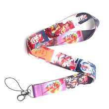 CA192 Давид Боуи брелок телефон ремешок мультфильм панк шейный ремешок для ключей ID карты ремешки для мобильных телефонов