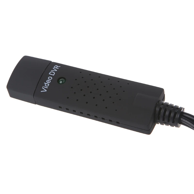 USB 2,0 Карта видеозахвата адаптер ТВ DVD VHS DVR конвертер для ПК CC ТВ камеры