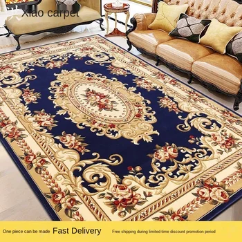 

Living Room Bedroom Carpet European Thick Cashmere Coffee Table Sofa Cushions Home Decoration Products Exquisite Floor Mats