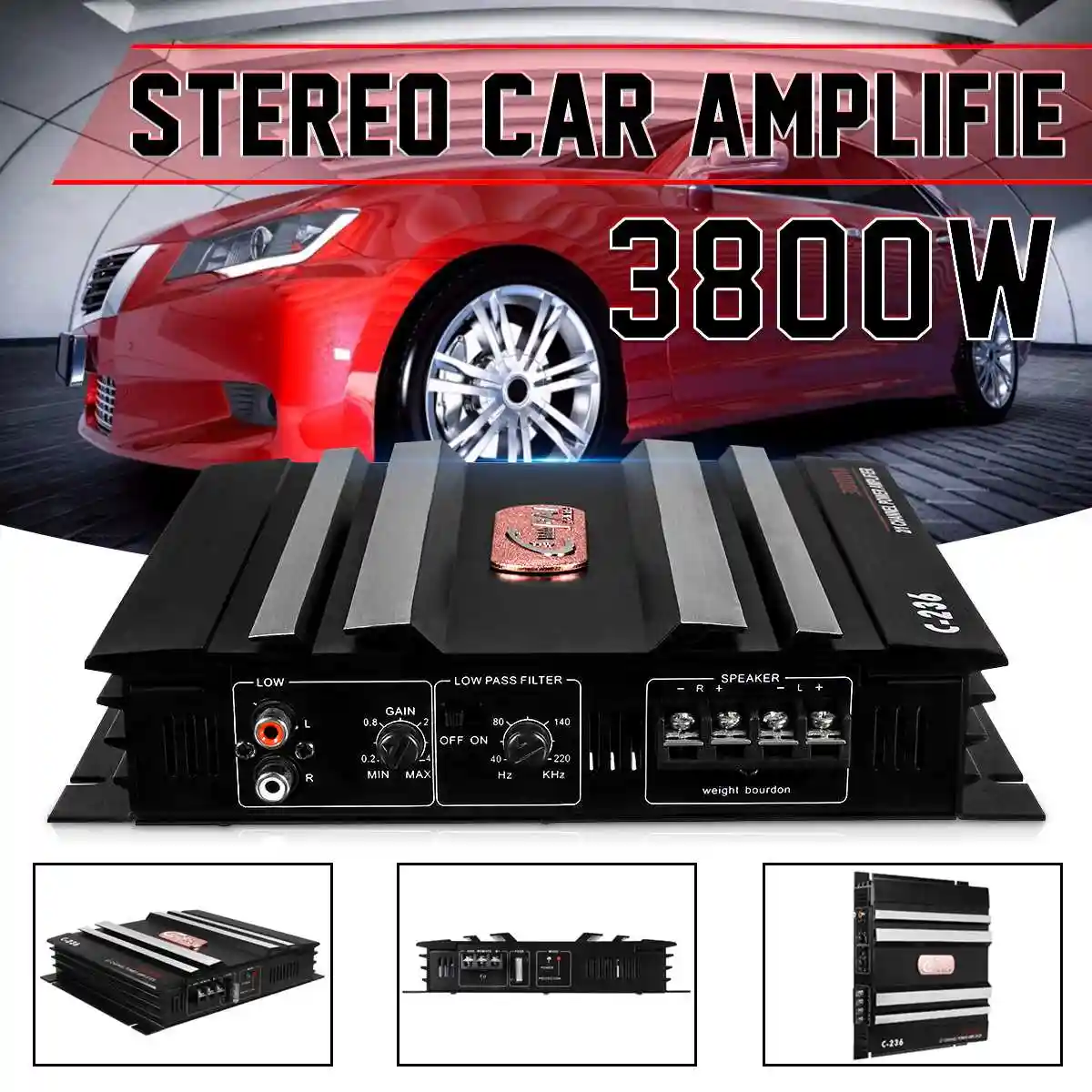 car audio bass amplifier