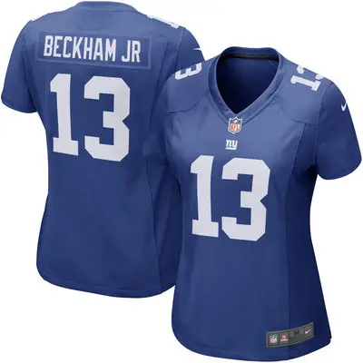 Женские Нью-Йорк s,#10 Eli Manning#13 Odell Beckham Jr, женские Джерси - Цвет: Синий
