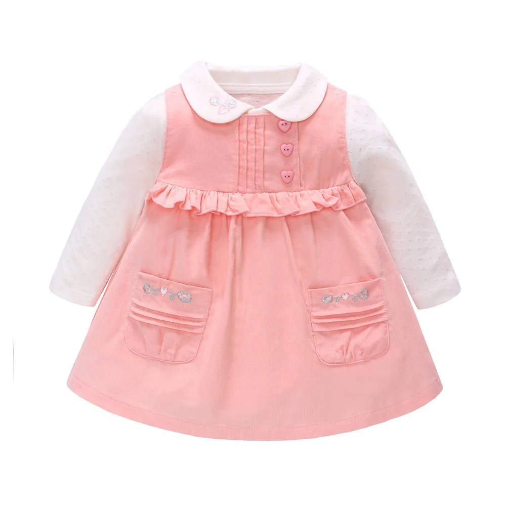 Комбинезон и футболка Vlinder для девочек весна-осень 2 шт. | Детская одежда обувь