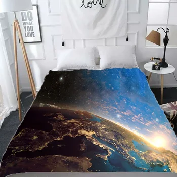 

100% cotton earth light pattern lambskin blanket for beds, sofas and outdoor travel special design for children, youth and adult