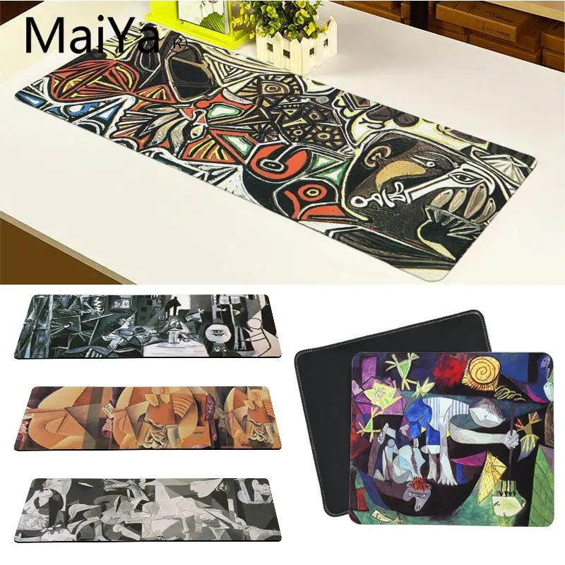 Maiya высокое качество Пабло Пикассо Искусство DIY дизайн игровой с узором коврик для мыши большой коврик для мыши клавиатуры коврик