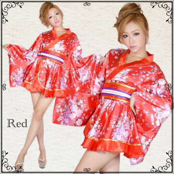 

Kimono Cospay Women's Formal Bathrobe Cartoon Photo Set
