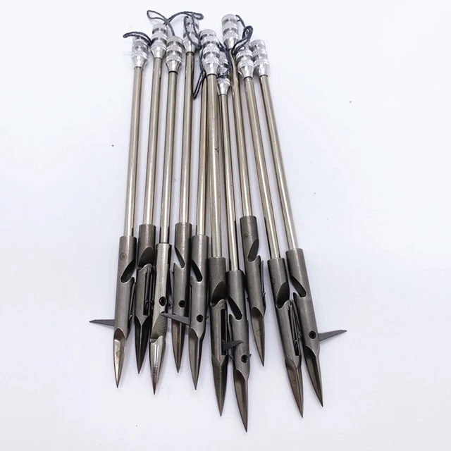 5/10pcs Powerful Deep-water Fish Dart Fishing Slingshot Arrow Head