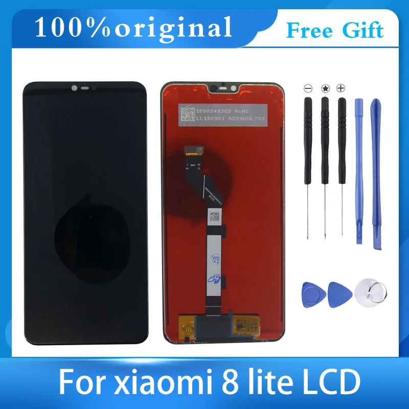 6 26 ''оригинальный для Xiaomi Mi 8 Lite Mi8 Global LCD сенсорный экран дигитайзер в сборе