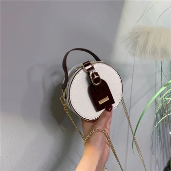 

Bag girl 2020 new Korean fashion personality casual wild net red one-shoulder messenger small round bag women handbags