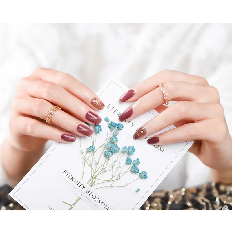 

RF 12ML Cat Eye Gel Nail Polish Magnet Effect UV led Gel Nail polish 24 Colors Chameleon Magnetic Gel Varnishes Manicure Lacquer
