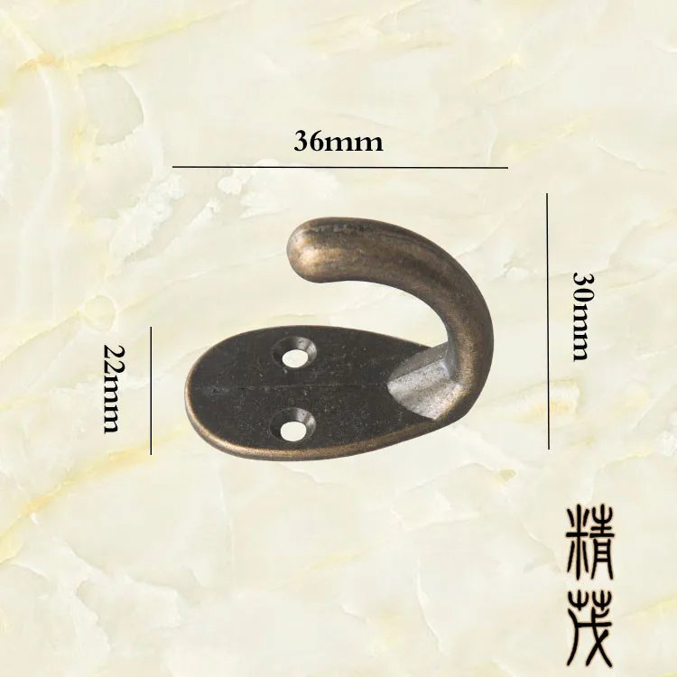 Jing mao-605 одежда крючок; одинарный крючок Золотой винтажный крючок Одежда Крюк Небольшой крючок сплав крючок; одинарный крючок