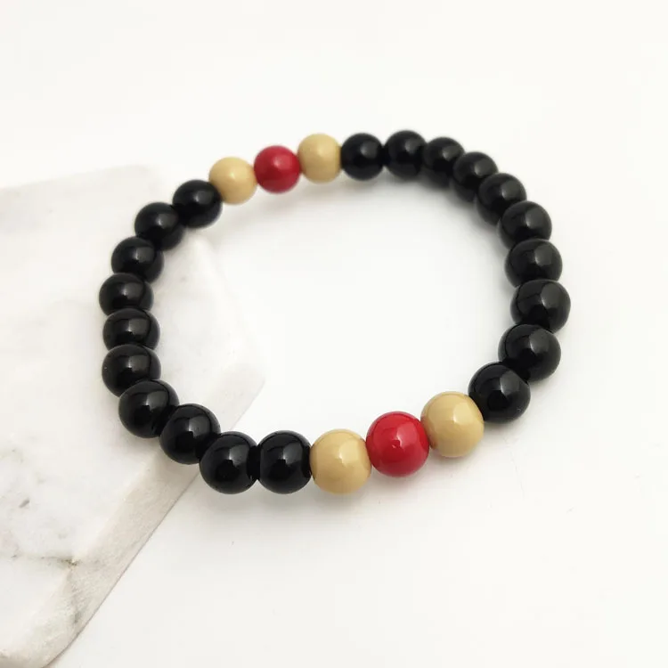 Чакра браслет из лавового камня Pulseira Feminina бисер уличные хлопающие руки сделай сам ручная цепочка восстановление древних способов