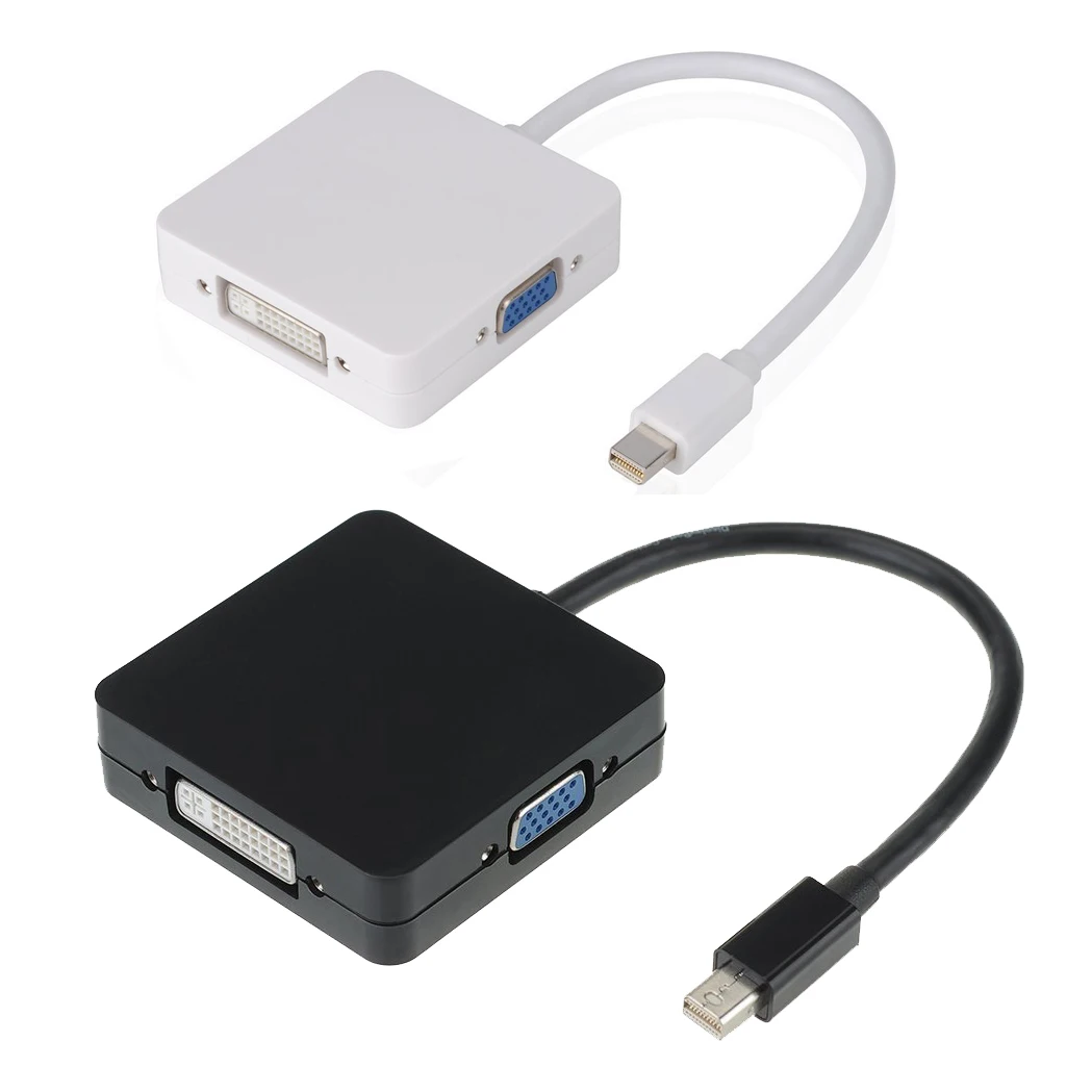 3 in 1 DisplayPort Lightning to HDMI / DVI / VGA Display Port Adapter Cable for Mac Book Air, Mac Book Pro, iMac and Mac Mi _ - AliExpress