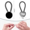 6 Pieces Metal Collar Buttons Extenders Elastic Button Extender Neck Extenders for Shirt Dress Coat（10mm Mixed color ） 2