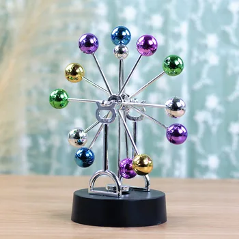 

Creative colorful Ferris wheel Colorful ball large permanent motion device Promise rocker Office home desktop decoration