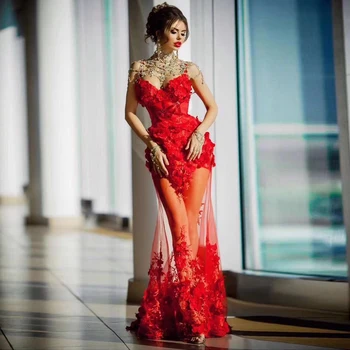 

Adyce 2020 New Arrivals Bodycon Celebrity Evening Party Dress Women Sexy Spaghetti Strap Red Lady Appliques Club Dress Vestidos