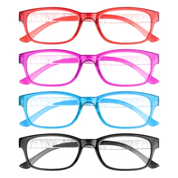 

+1.00~+4.0 Diopter Print Flower Ultra Light Resin Women Reading Glasses Eyewear Protector Spring Hinge Glasses Presbyopic