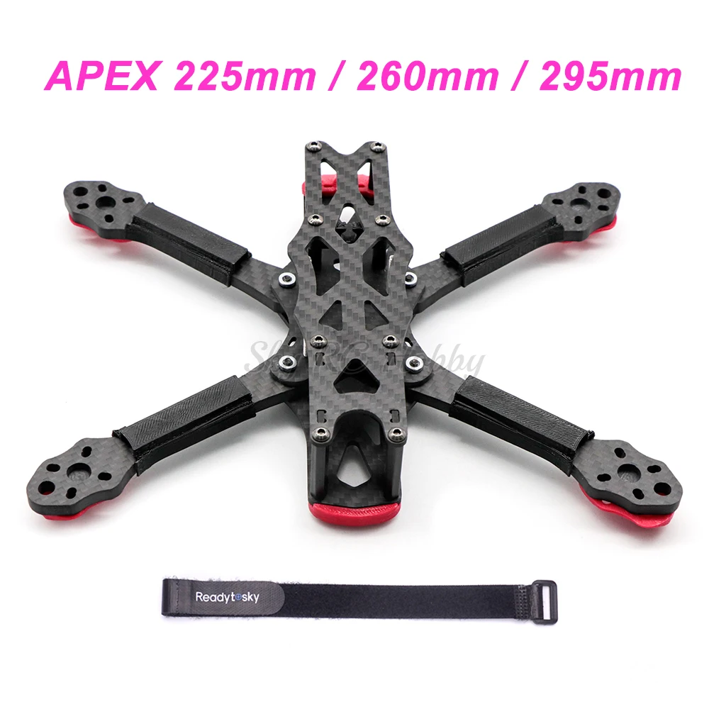 APEX 5 дюймов 225 мм / 6 260 мм/295 карбоновая рамка для квадрокоптера рычаг FPV Фристайл RC