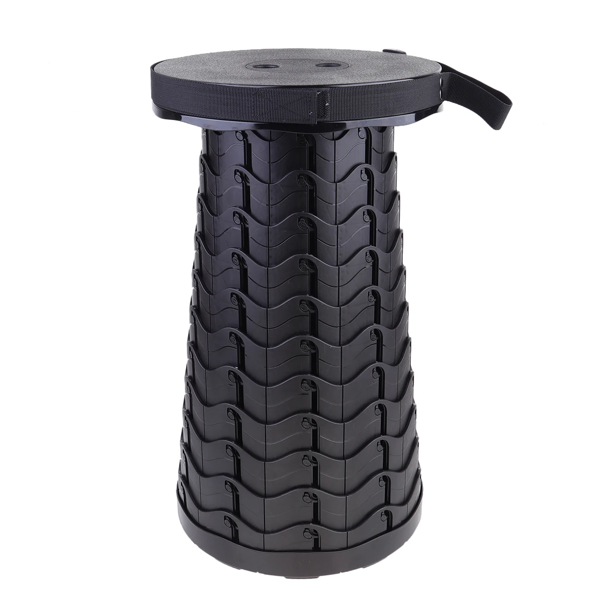 

1PC Second Generation Convenient Retractable Stool Outdoor Stable Folding Stool Chair Support for Camping Fishing Travel