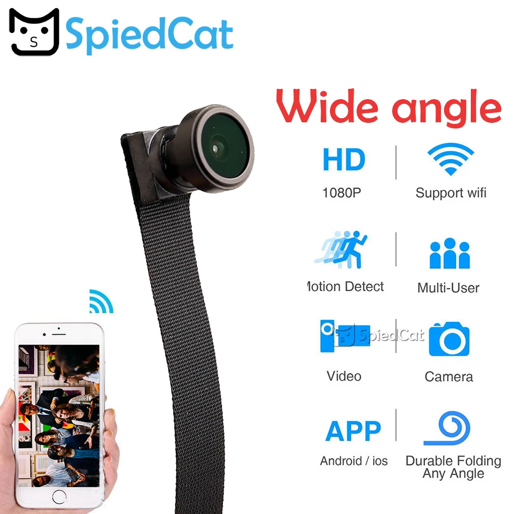 Wifi Network Camera Webcam Ip P2p Hd 1080p Wide Angle Night Vision Mini Camera Diy Wireless Cam Motion Activated Dv Camcorder Mini Camcorders Aliexpress