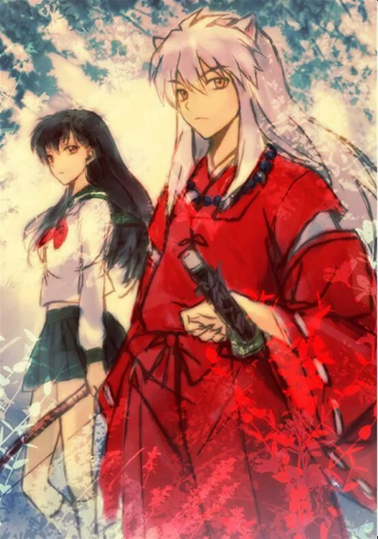 日本のアニメ犬夜叉カゴメ シルクアートフィルム 家の壁の装飾 24x36インチ 絵画 書道 Aliexpress