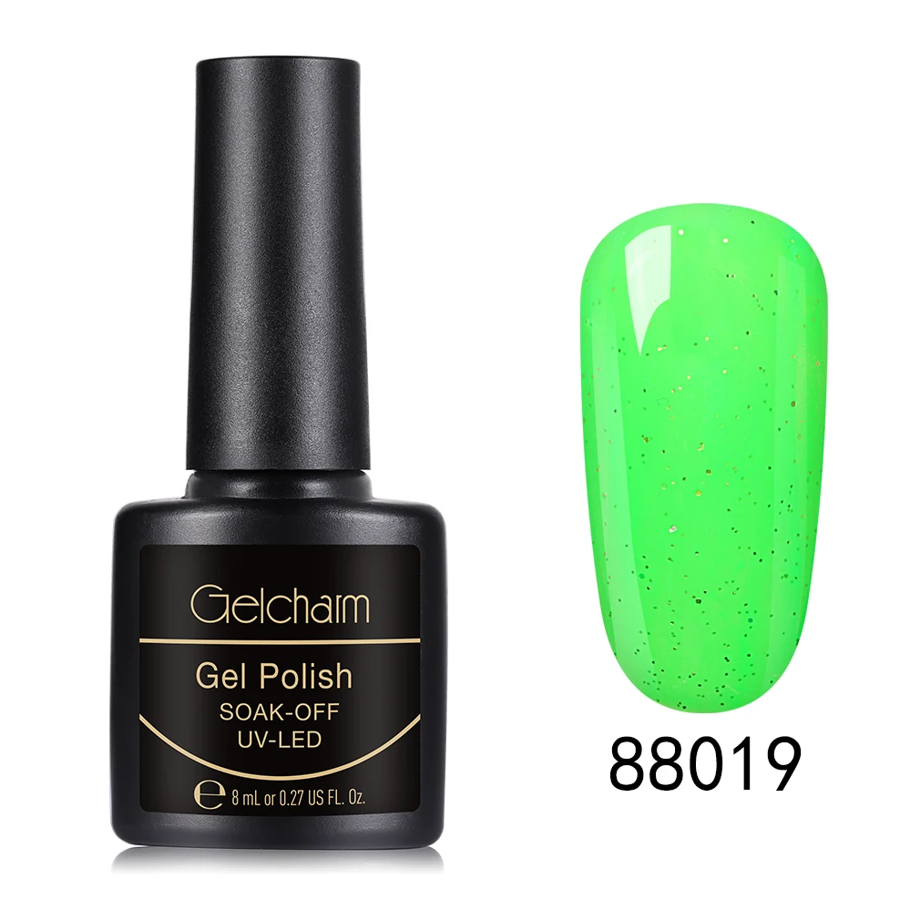 88019 Gelcharm 8 мл сменная серия Гель-лак для ногтей УФ светодиодный отмачиваемый лак для ногтей Блеск для ногтей салон маникюрный лак - Цвет: 88019