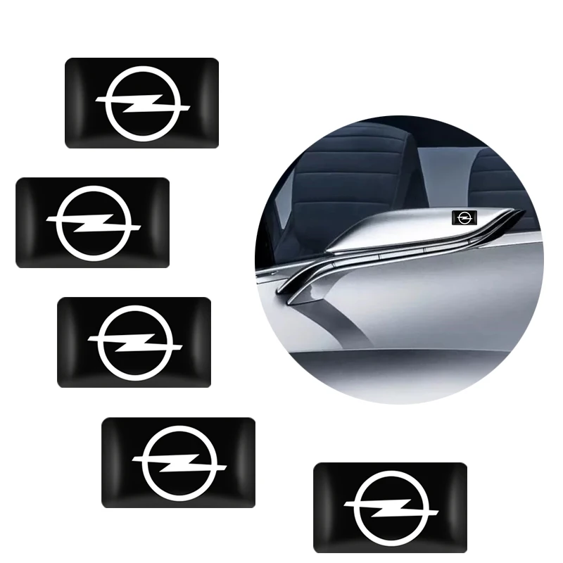 

10 pcs car new style decorative Badges Steering wheel hub caps for Opel Astra H G J Insignia Mokka Zafira Corsa Vectra C D