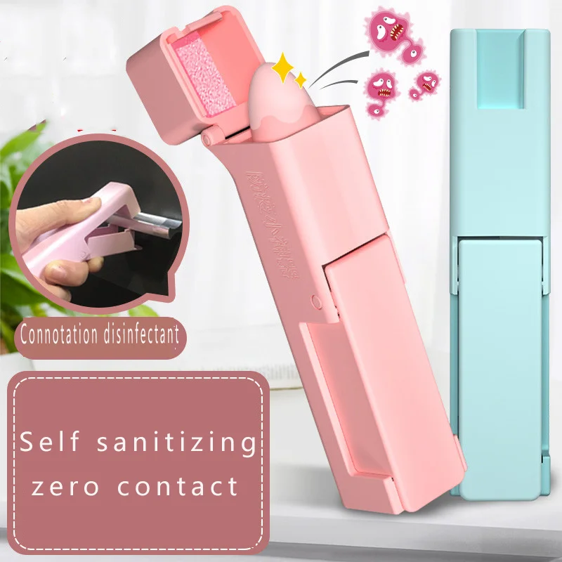

High Quality Toy No Touch Open Door Disinfectant Defender Epidemic Products Small Artifact Personal Care Disinfection Expert