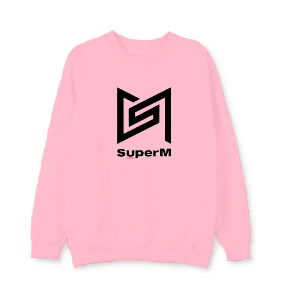 Kpop Super M SuperM Толстовка KAI BAEKHYUN Lucas Taeyong унисекс с капюшоном - Цвет: Темно-серый