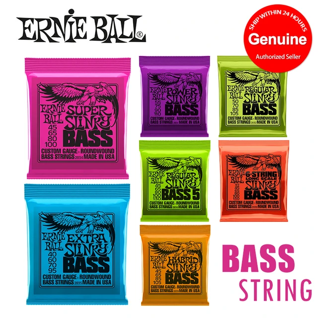 Original Ernie Ball 2831 2832 2833 2834 2835 2836 2838hybrid Slinky Round  Wound Bass Strings [for 5-string / 4-string Bass] - Guitar Parts &  Accessories - AliExpress