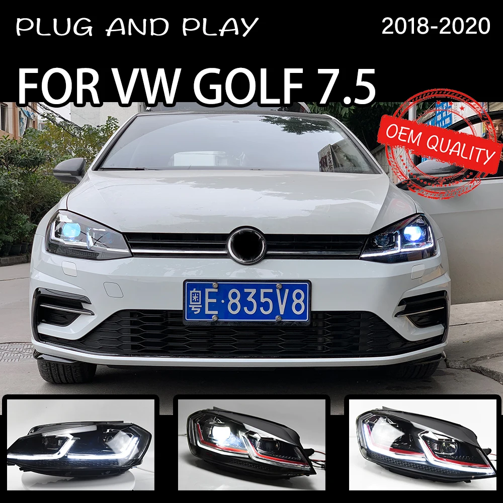 ヘッドライト VW ゴルフ 7.5 2018-2020 車 automobile автомобильные