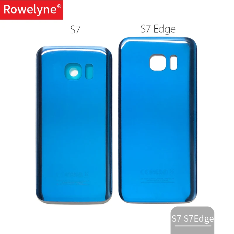 Чехол для SAMSUNG Galaxy S7 G930F EDGE G935F Задняя стеклянная крышка аккумулятора задняя дверь