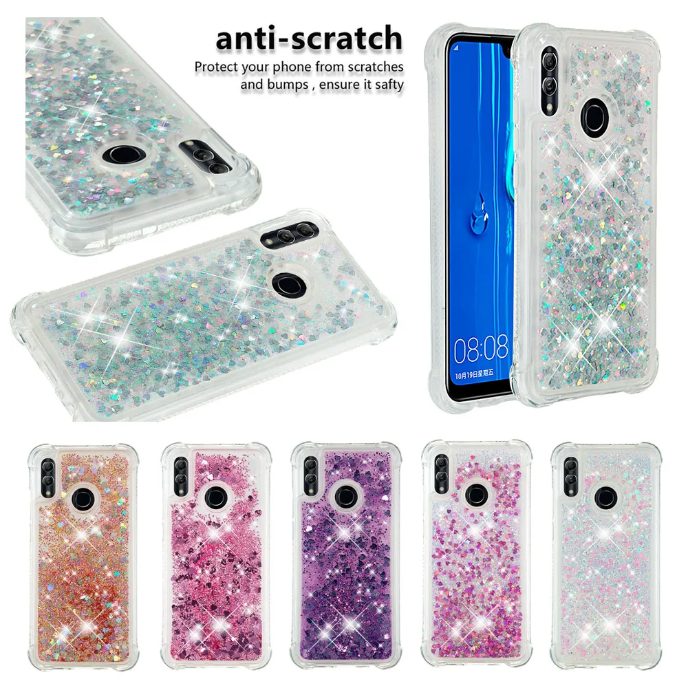 Glitter Silicone Case For Huawei Honor 9X Honor 9X Pro 10 Lite P Smart Bumper For 1