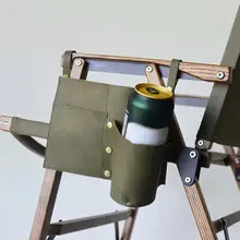 

Chair Side Bag Practical Large Capacity Space Saving Dust-proof Outdoor Chair Side Pouch Hanging Storage Organizer for Fishing