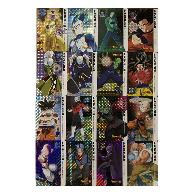 

Dragon Ball 55pcs Flash Card Limited Hero War Super Instinct Goku Vegeta Game Collection Anime Card