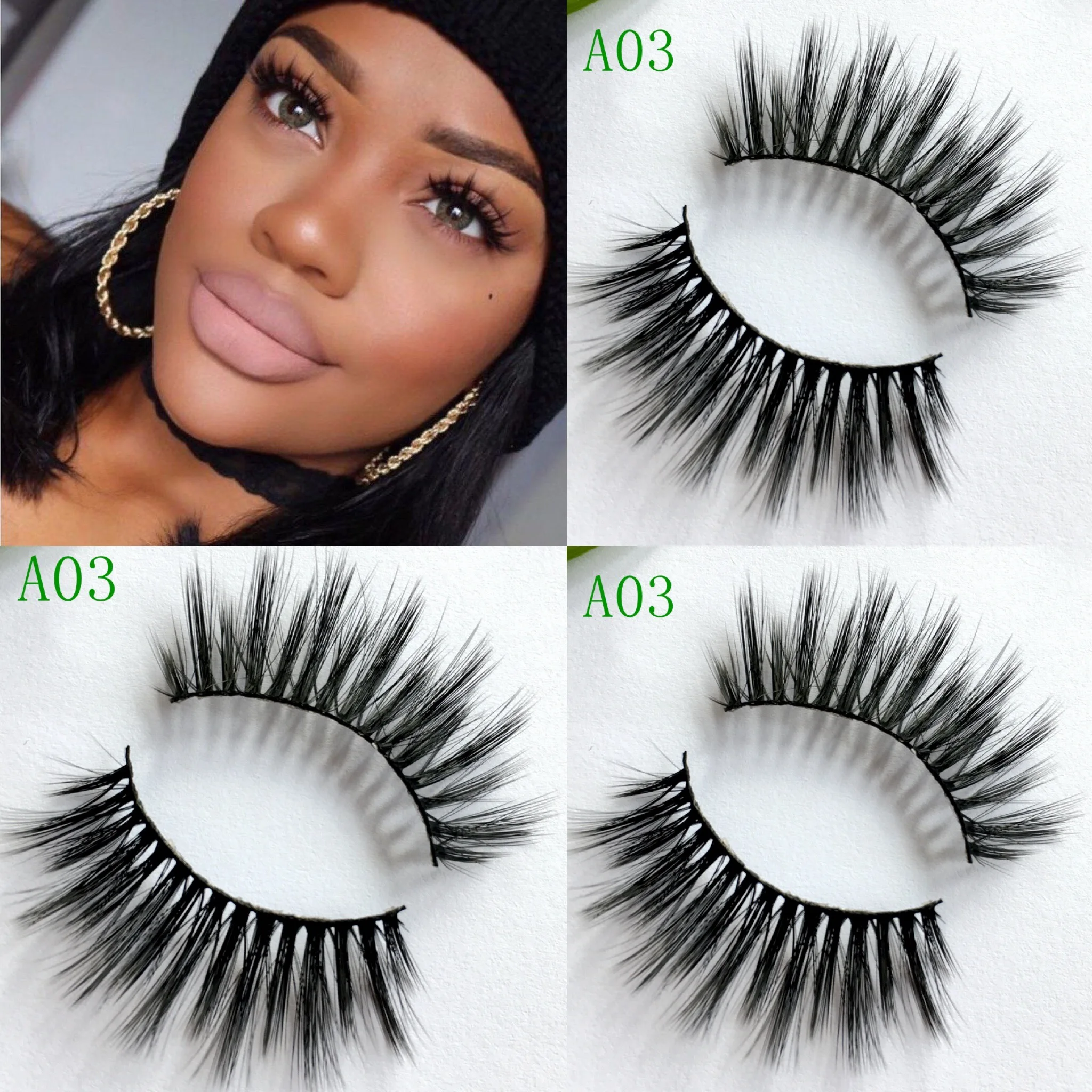 

3D faux natural false eyelashes fake lashes long makeup 3d mink lashes eyelash extension mink eyelashes for beauty