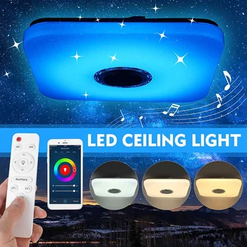

36W Modern LED Ceiling Lights Wifi bluetooth Smart Phone APP Remote Control Light Music RGB Dimmable Bedroom Ceiling Lamp