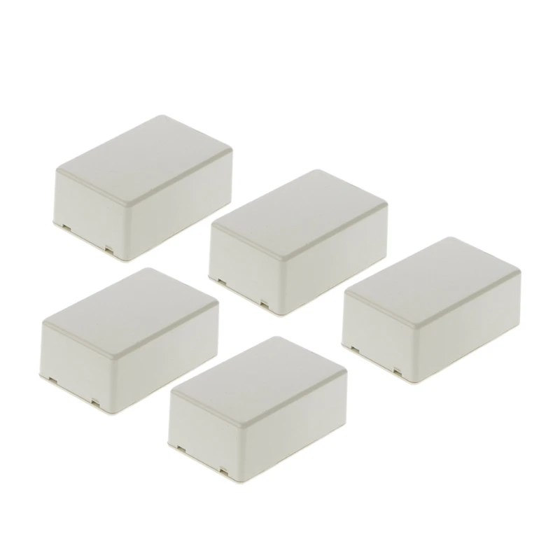 5Pcs New Plastic font b Electronic b font Project Box Enclosure Instrument Case DIY 70x45x30mm