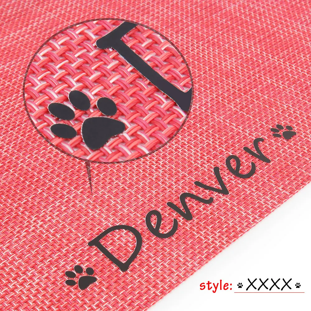 Title 7, Personalized Pet Mat Cat Dog Pad Custom Name Pe...