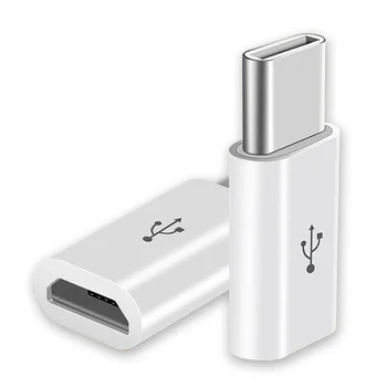 

500 Pcs/ lot Adapter For Xiaomi Mi 6 Micro USB To USB Type C 8 pin Converter Adapter Connector Charger Data Transfer For iphone
