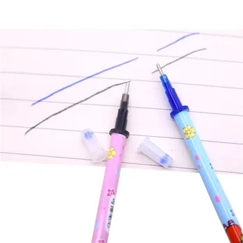 

100 pcs Gel Pen Refills 0.5mm Blue and Black Optional Ink Erase Anime Cute Student Writing Stationery Store