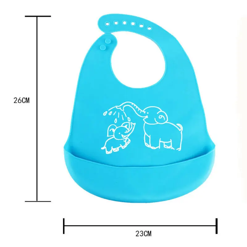 Baby Stuff Waterproof Silicone Bib Feeding Baby Newborn Cartoon Aprons Adjustable Baby Bibs Burp Cloths Bandana Bibs Baby Bibs