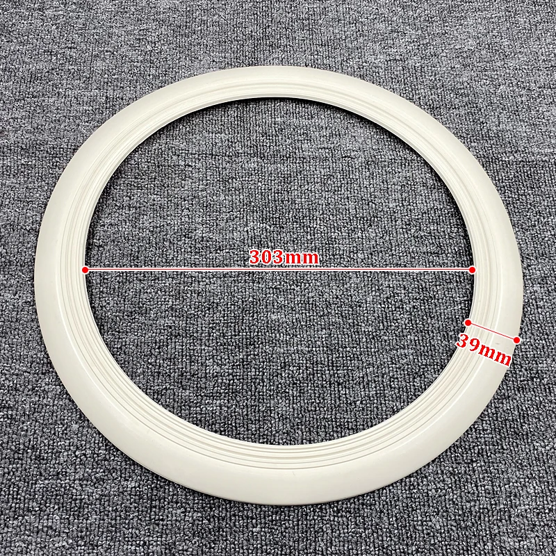 vespa White Retro Rubber Tyre Wheel Hub Protection Stickers Rings 12 (9)