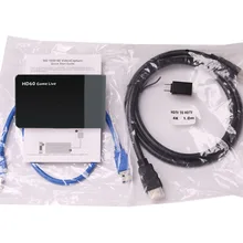 1080P 60fps видео рекордер для Mac Winodws vMix Quicktime потоковая трансляция в прямом эфире с микрофоном HDMI кабель к USB3.0 карта захвата