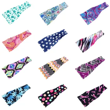 

Bohemia Print Wide Stretch Women Hair Caps Headpiece Headwrap Turban Headwear Bandage Hair Bandana Hair Styling Accessories