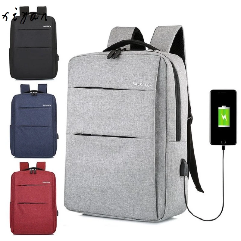 2019 New Laptop Usb Backpack School Bag Rucksack Anti Theft Men 