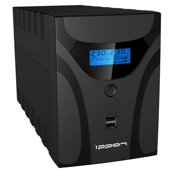 

Uninterruptible power supply Ippon Smart Power Pro II Euro 2200 1200 W 2200ВА Black
